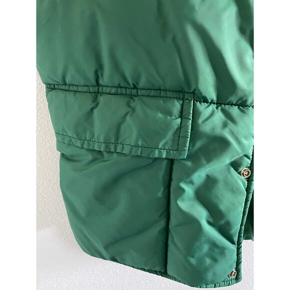 Vintage Woolrich Green Puffer Vest - Picture 6 of 6